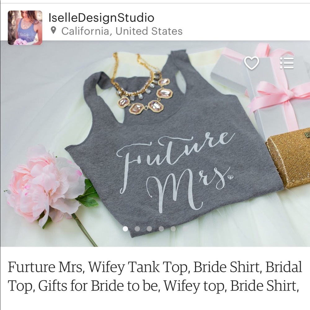 Future Mrs. tank top